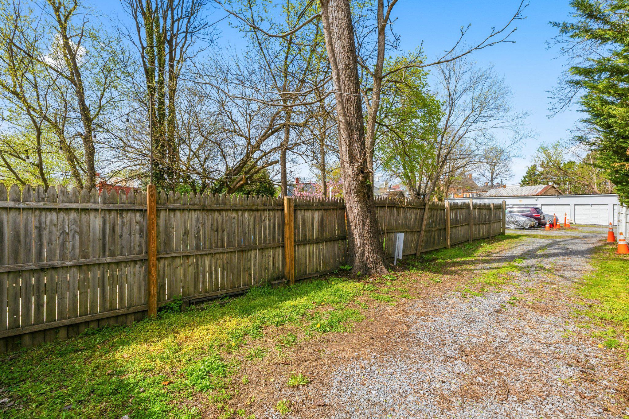 465 West South Street Frederick, MD 21701 - Photo 31 of 34 a view of backyard with wooden fence