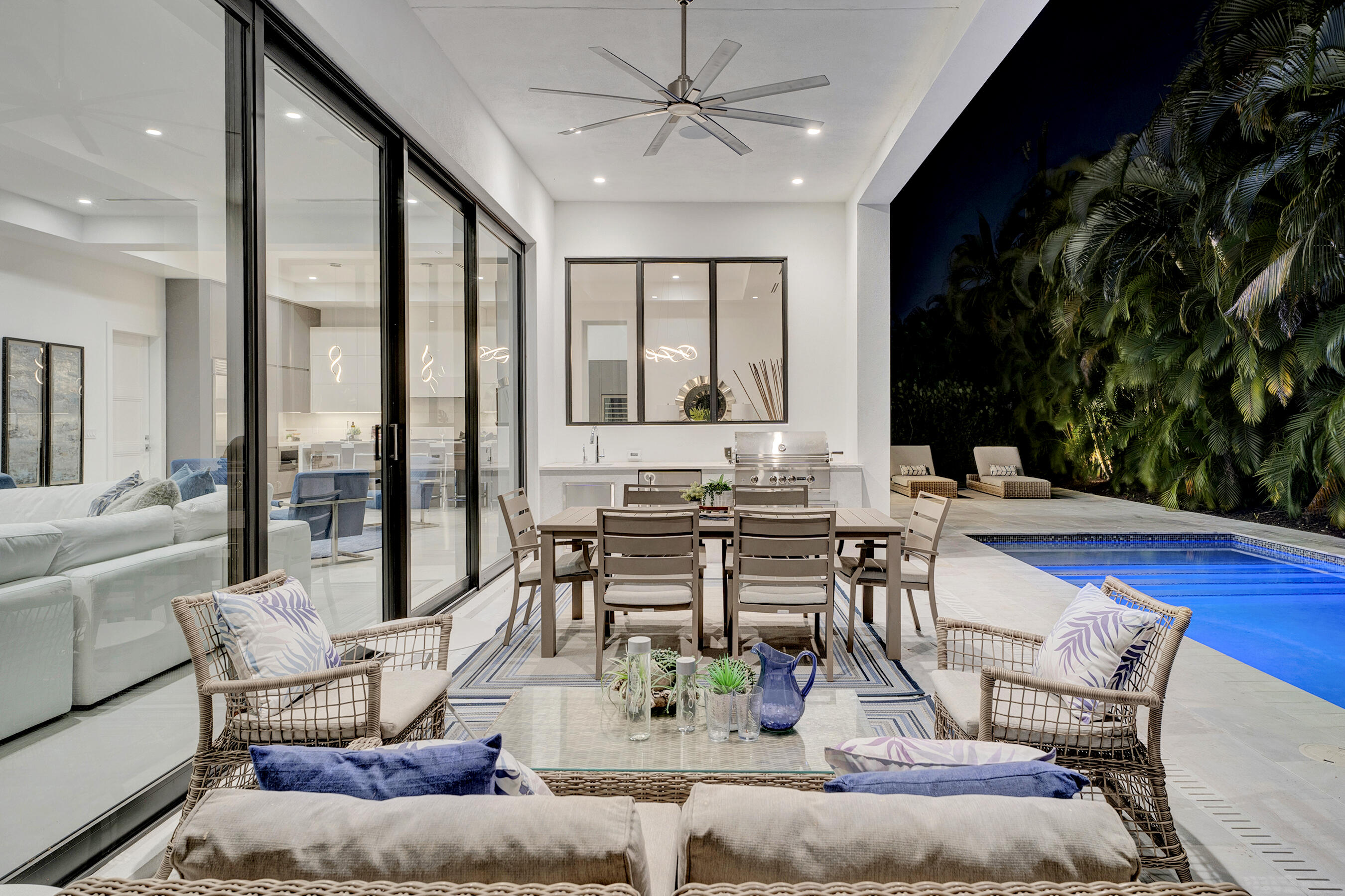 1133 Northeast 3rd Avenue Boca Raton, FL 33432 - Photo 33 of 38 a living room with furniture and a large window