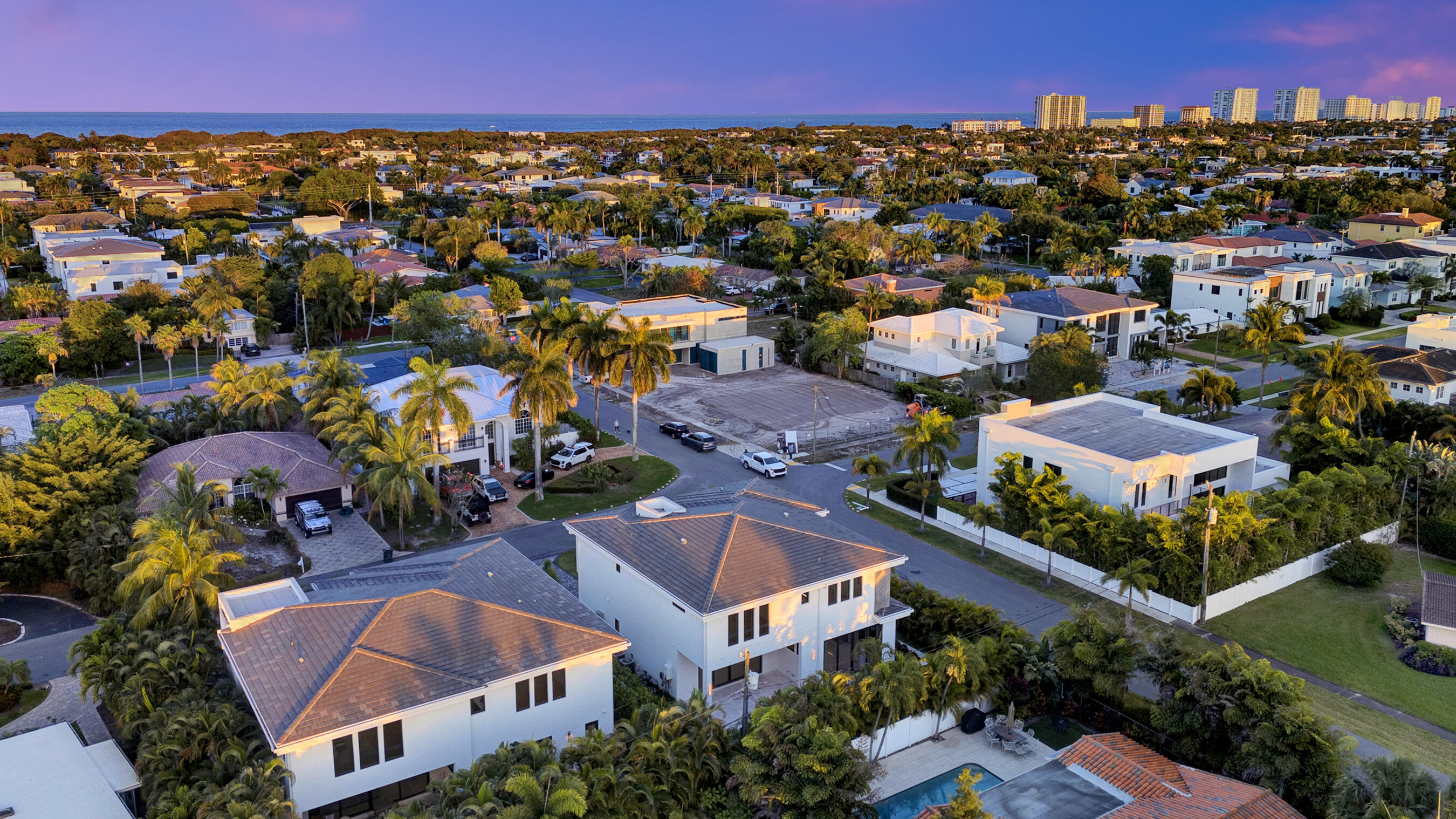 1133 Northeast 3rd Avenue Boca Raton, FL 33432 - Photo 37 of 38 an aerial view of multiple houses with yard