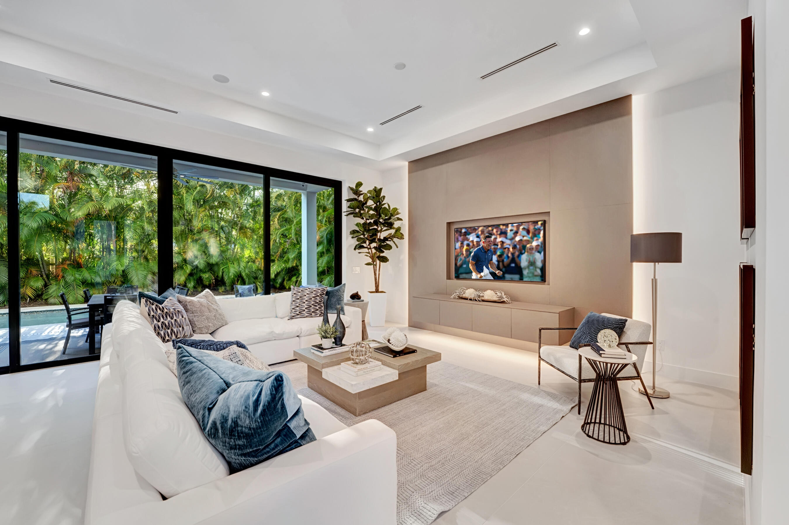 1133 Northeast 3rd Avenue Boca Raton, FL 33432 - Photo 6 of 38 a living room with furniture and a large window