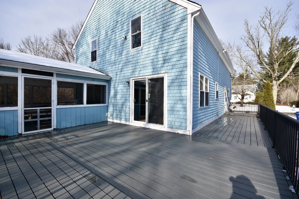 32 Gault Road Wareham, MA 02576 - Photo 2 of 23 a view of front door deck and a yard