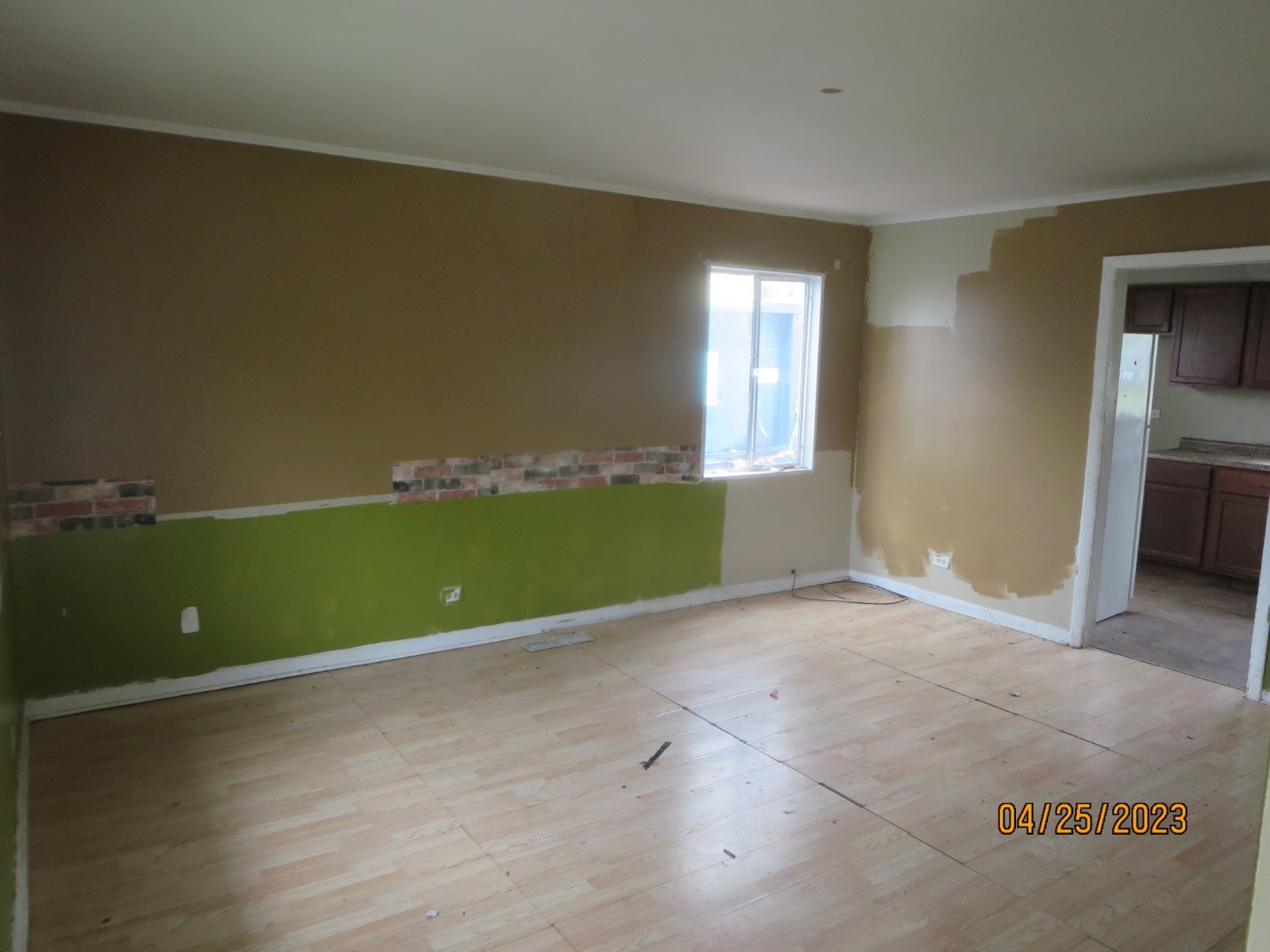8 Allegheny Court Park Forest, IL 60466 - Photo 3 of 12 an empty room with a window and a fireplace