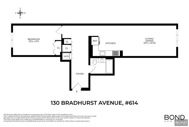 $399,000 | 130 Bradhurst Avenue, Unit 614 | Central Harlem