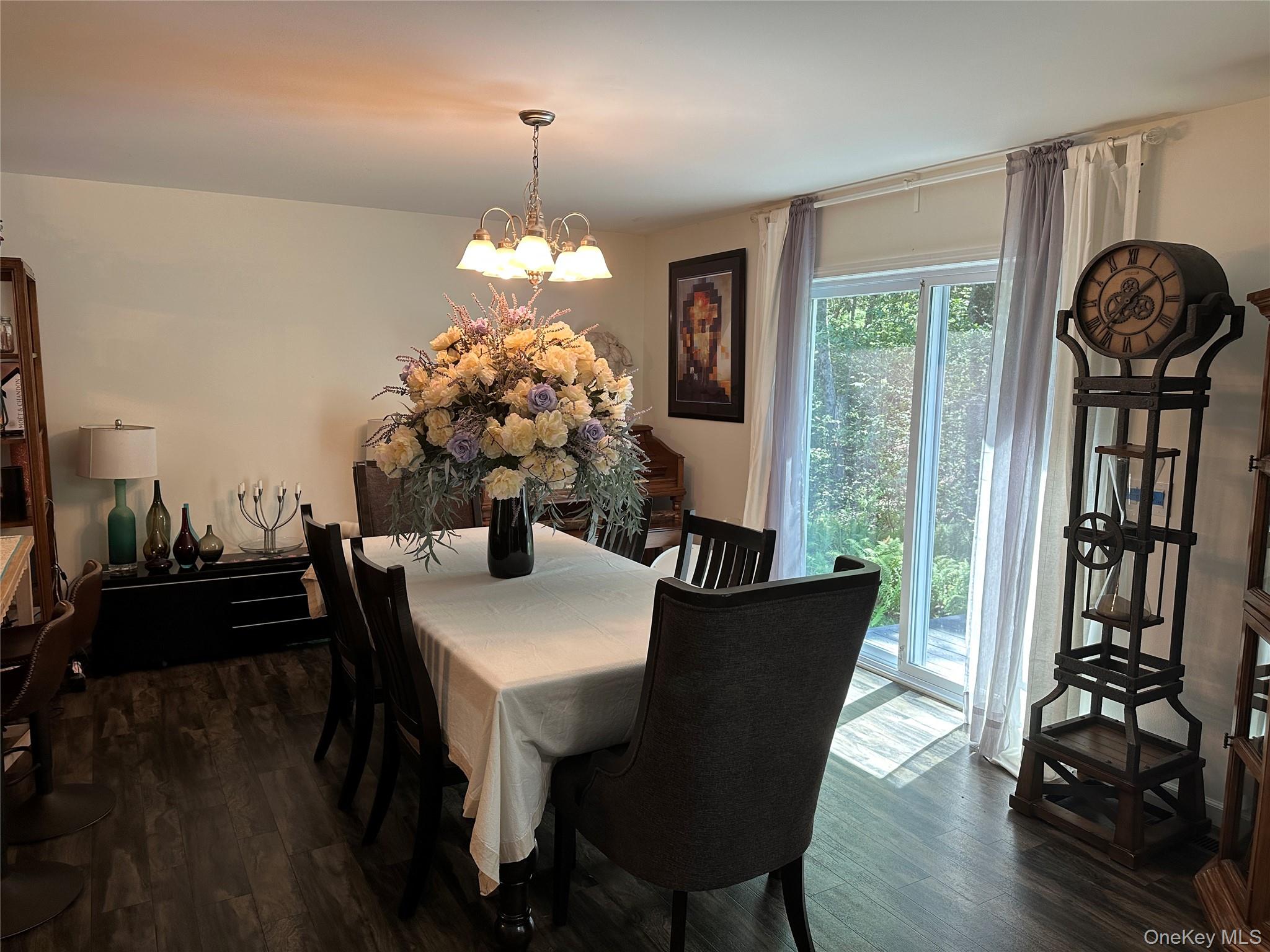 64 Schleiermacher Road Livingston Manor, NY 12758 - Photo 16 of 37 a view of a dining room with furniture window and wooden floor