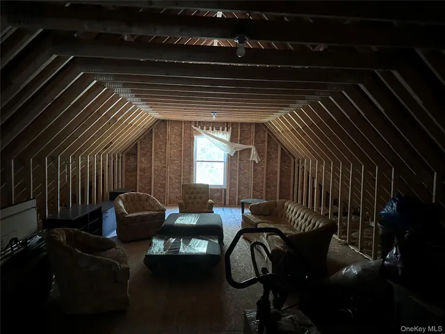 a outdoor living space with furniture