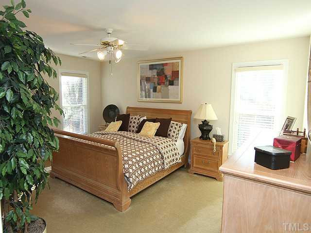 12025 Pembridge Lane Raleigh, NC 27613 - Photo 10 of 24 The master suite is very large and light filled. Ceiling fans are in all bedrooms and the bonuses. Master Bedroom