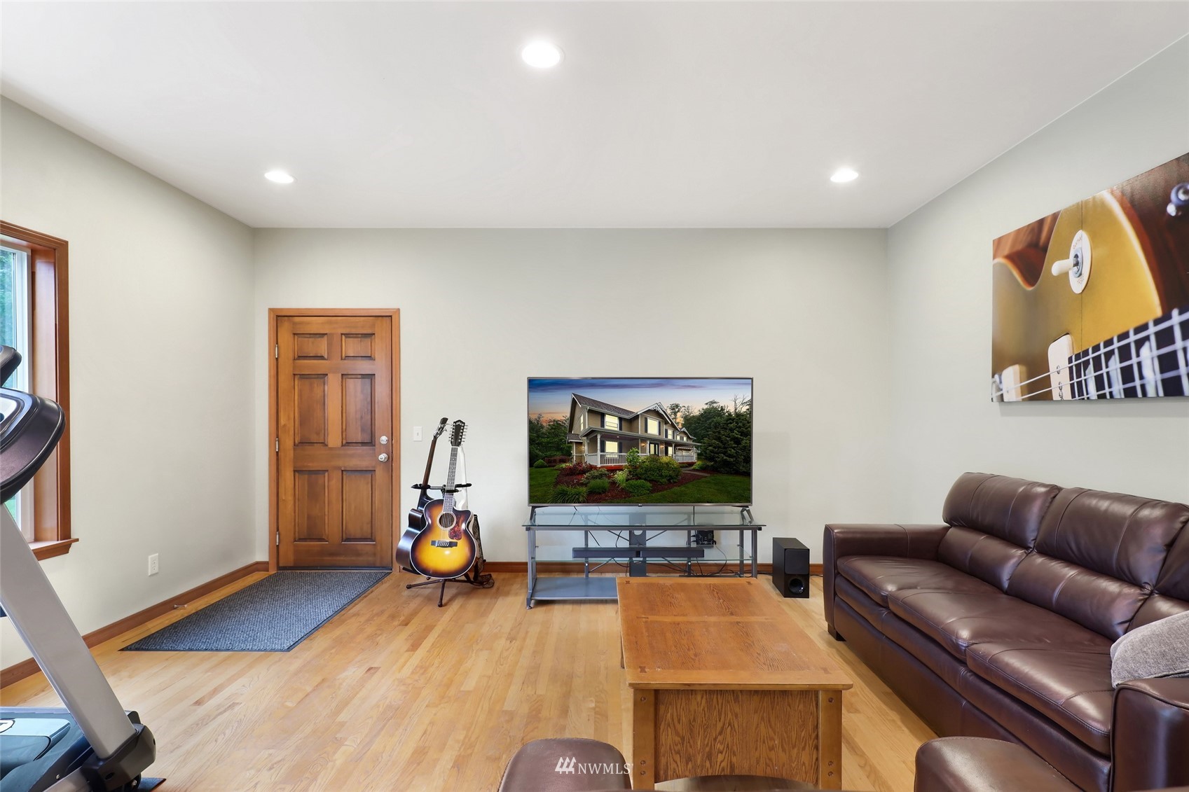 2708 Brown Road Ferndale, WA 98248 - Photo 23 of 38 a living room with furniture and a flat screen tv