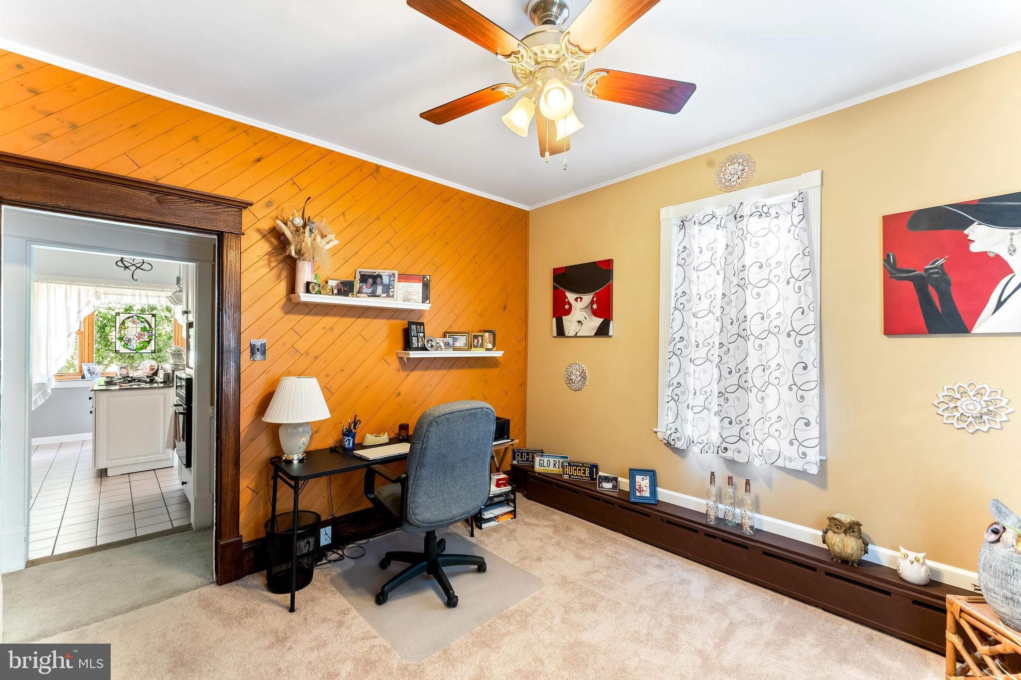 307 Lenox Road Havertown, PA 19083 - Photo 15 of 27 a view of a workspace with furniture and a window