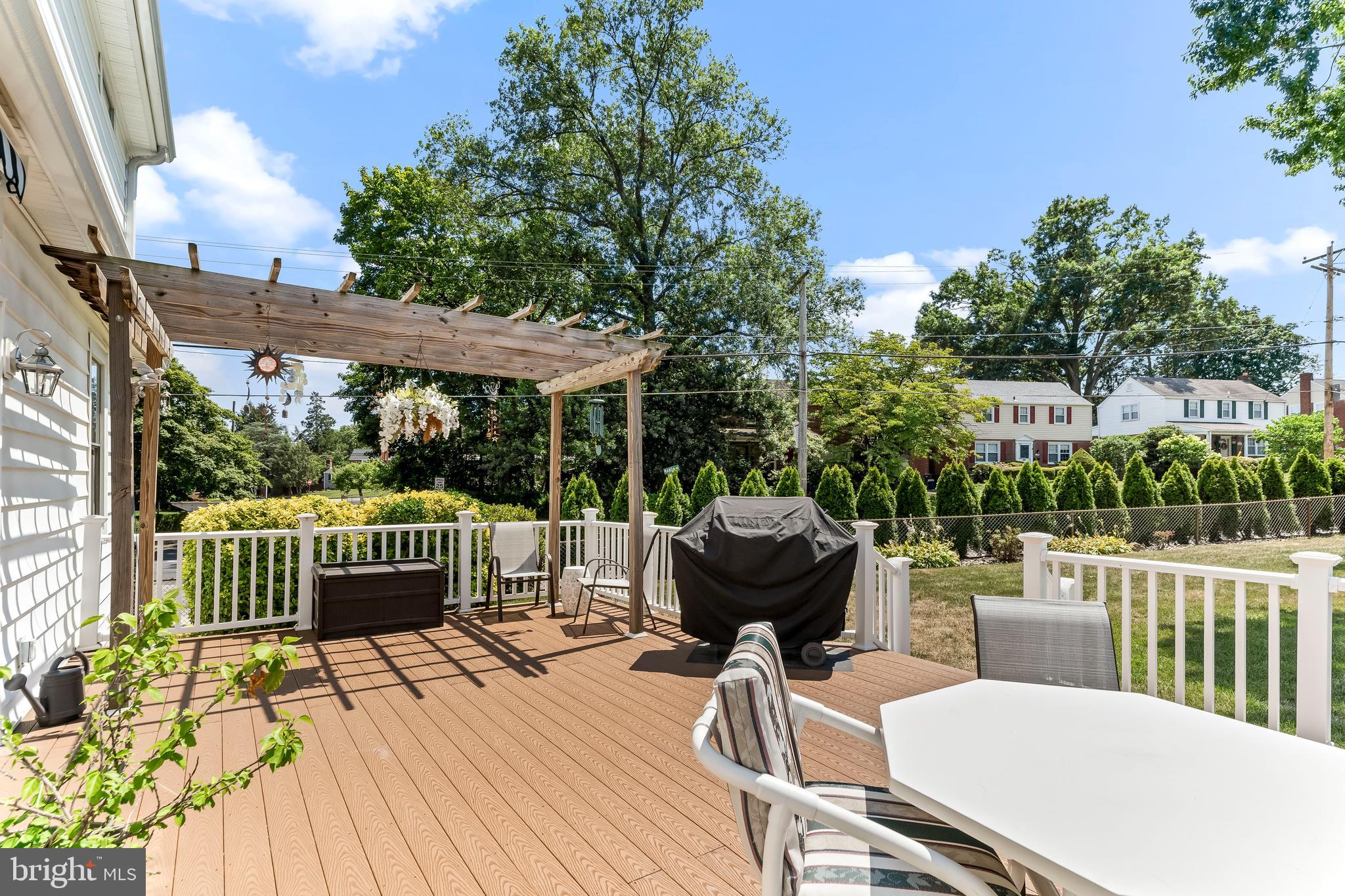 307 Lenox Road Havertown, PA 19083 - Photo 24 of 27 a view of a patio with couches table and chairs