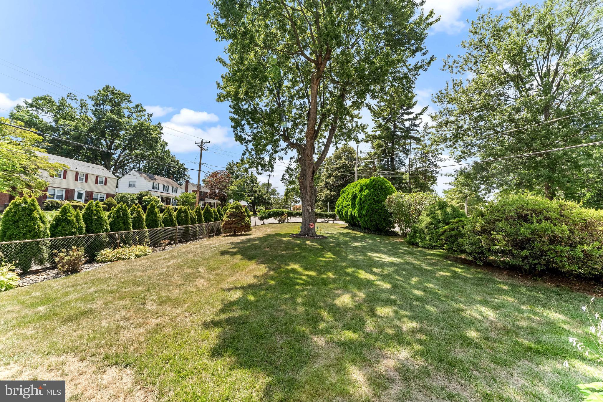 307 Lenox Road Havertown, PA 19083 - Photo 27 of 27 a backyard of a house with lots of green space