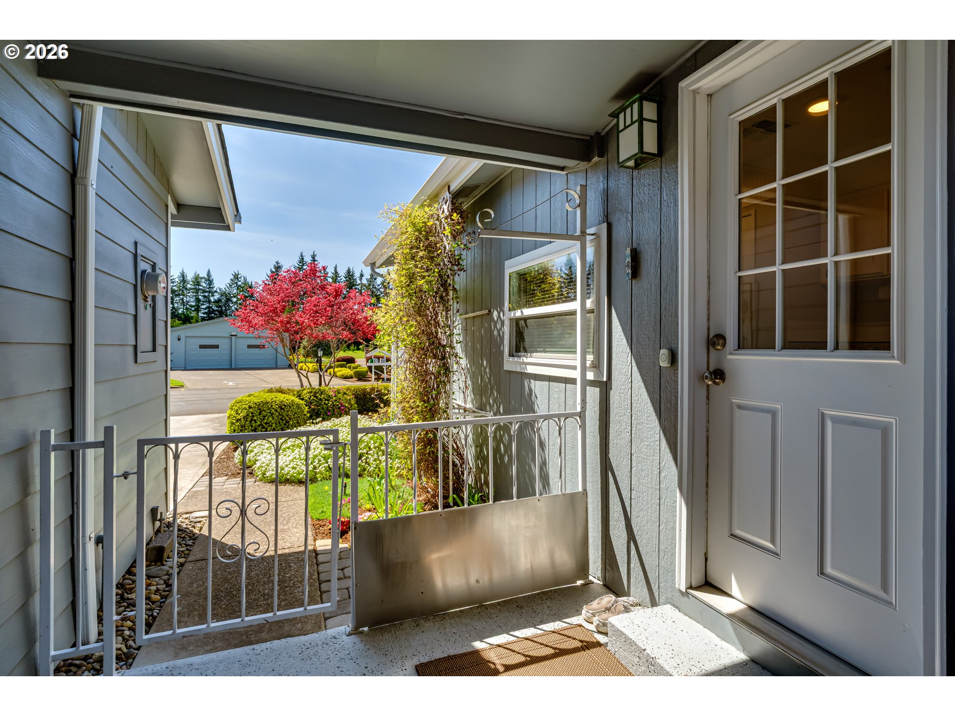 34681 Devonshire Drive Eugene, OR 97405 - Photo 26 of 34 a view of balcony with two potted plants