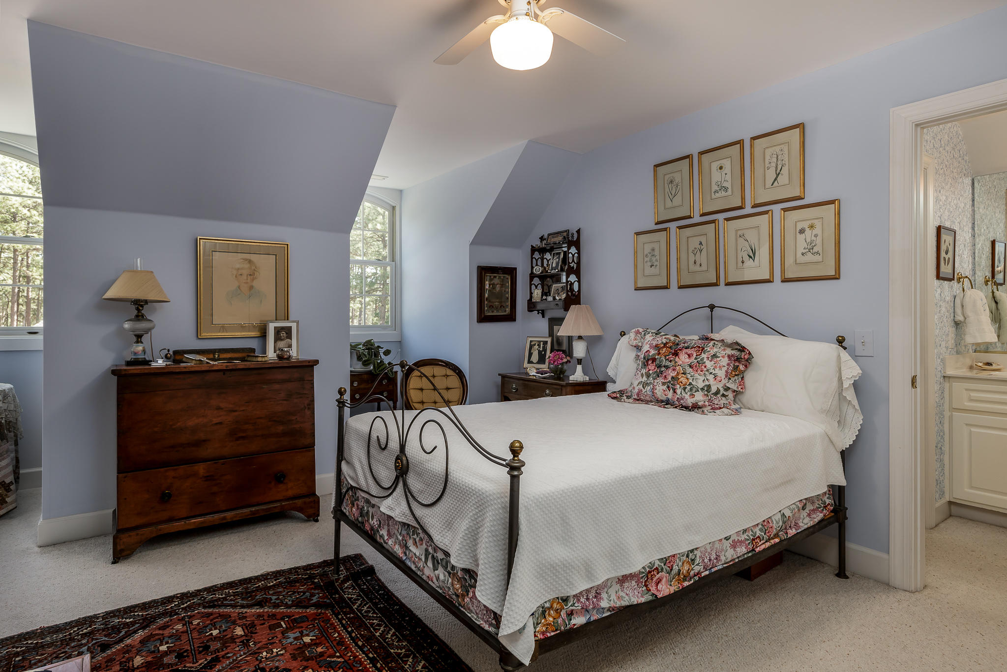 70 Hearthstone Road Pinehurst, NC 28374 - Photo 22 of 34 22. Guest Room - Blue to bath