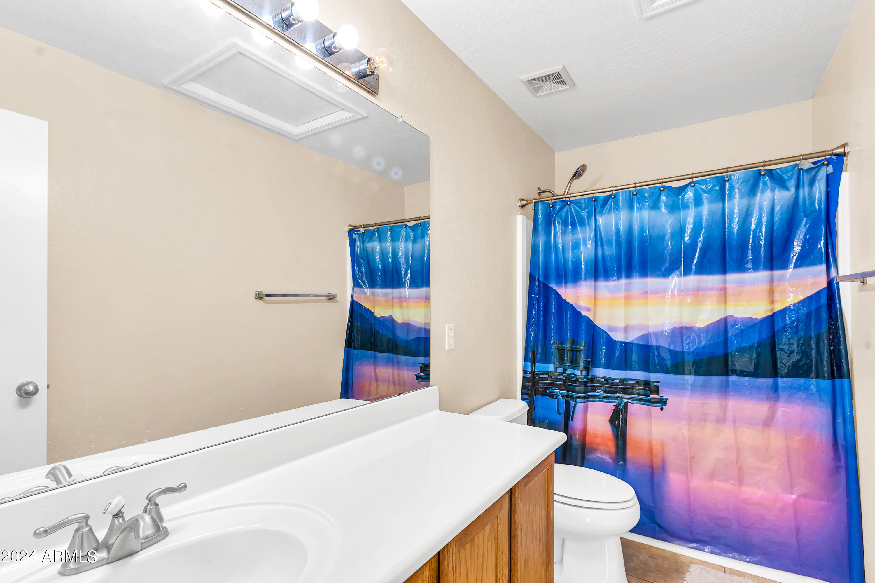 1215 West Ocotillo Street Coolidge, AZ 85128 - Photo 24 of 29 a bathroom with a sink a toilet and shower