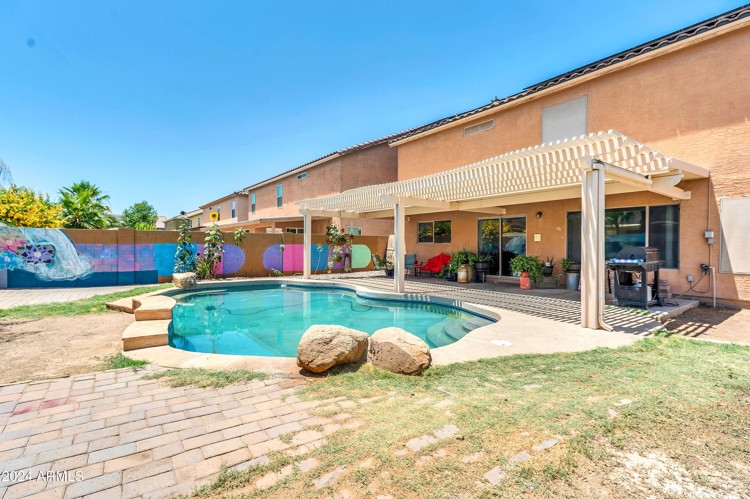 1215 West Ocotillo Street Coolidge, AZ 85128 - Photo 28 of 29 a view of outdoor space yard and patio