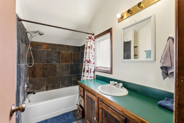 a view of a park with trees