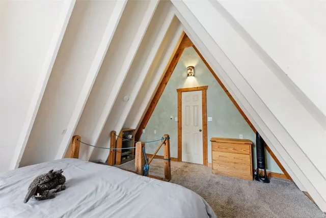 a view of a city with mountains in the background