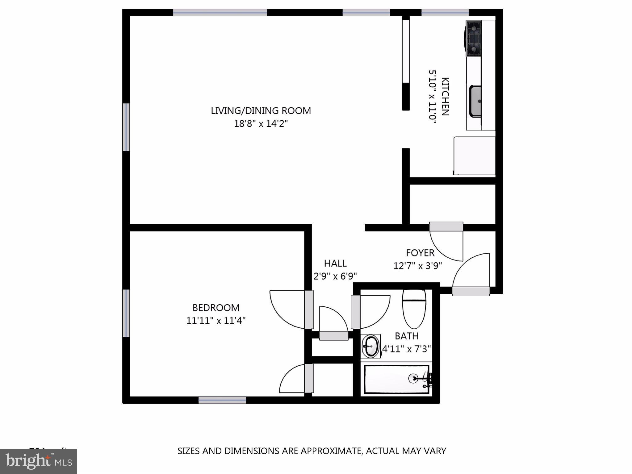5224 8th Road South, Unit 7 Arlington, VA 22204 - Photo 28 of 28 Floor Plan