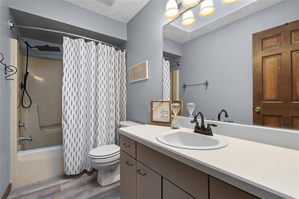 6178 Baker School Road Trafford, PA 15085 - Photo 35 of 48 a bathroom with a sink toilet and shower