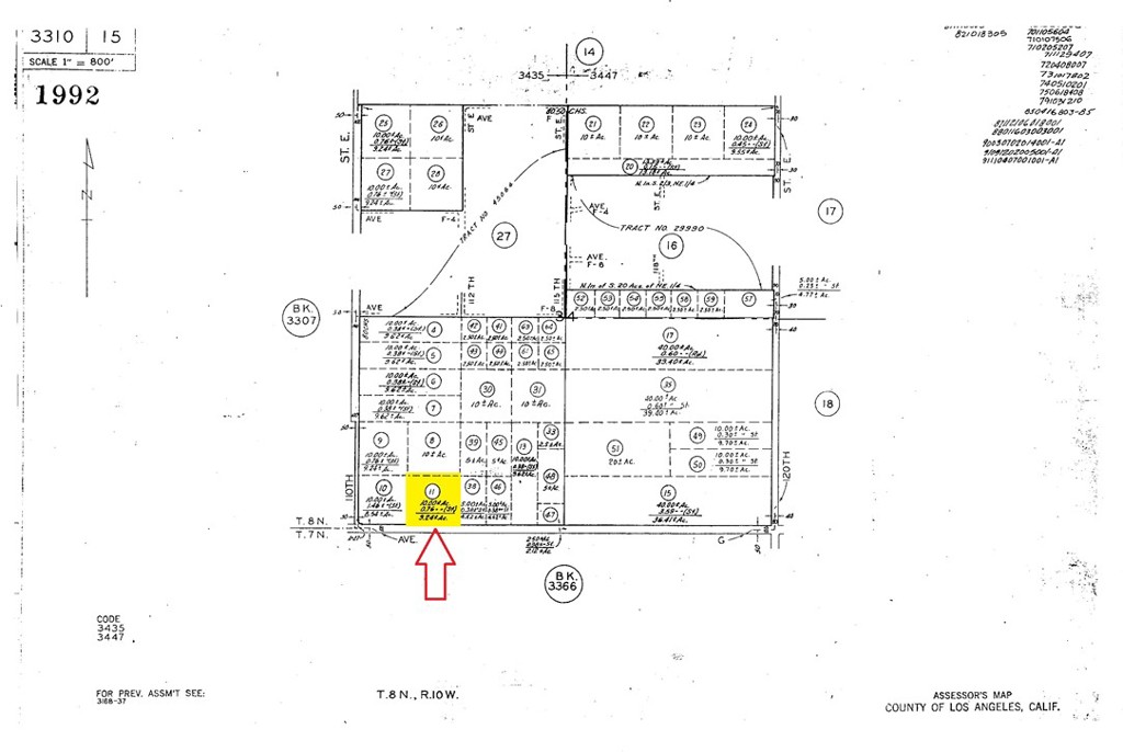 0 Ave G/ 111th Street Lancaster, CA 93535 - Photo 4 of 4 a picture of a floor plan