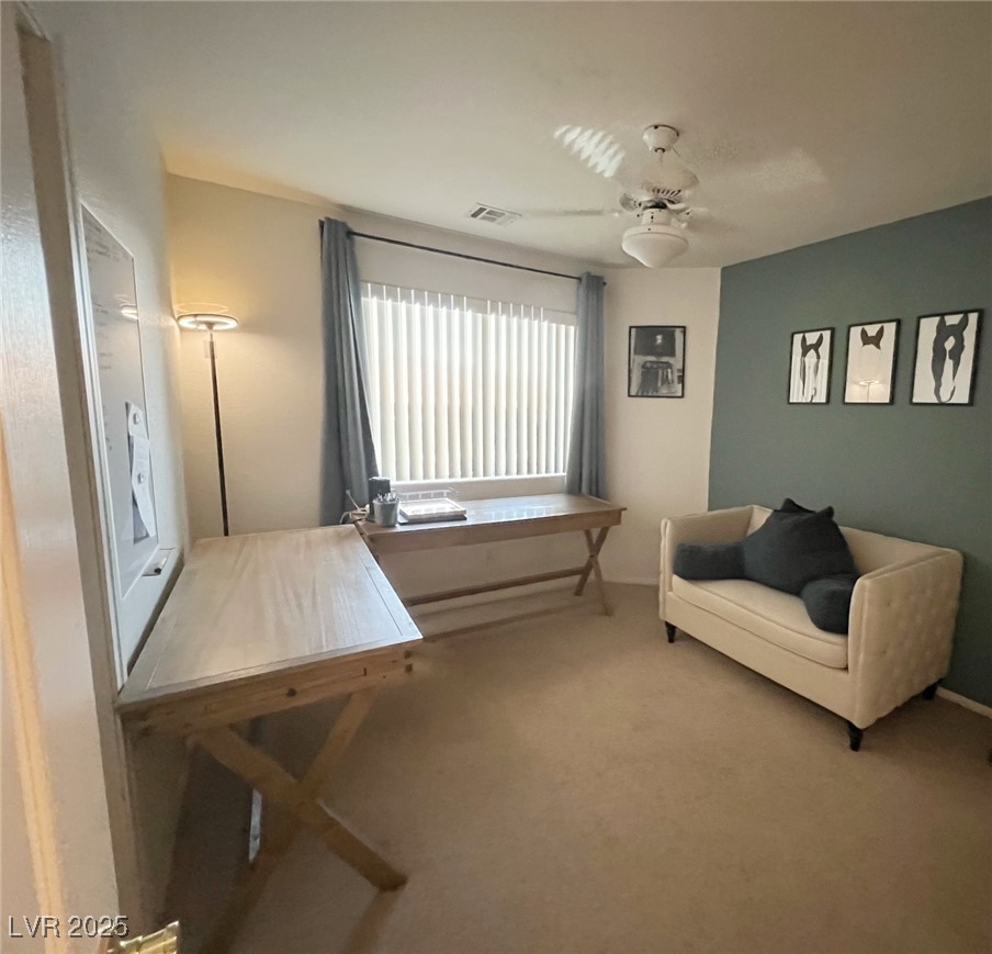 2311 West Mae Road Pahrump, NV 89060 - Photo 12 of 24 Office featuring carpet and ceiling fan