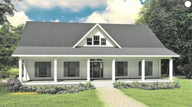 front view of house with a yard