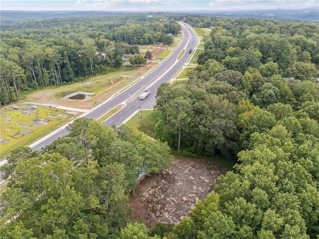 4527 Cumming Highway Canton, GA 30115 - Photo 6 of 8 a view of a forest with a lake