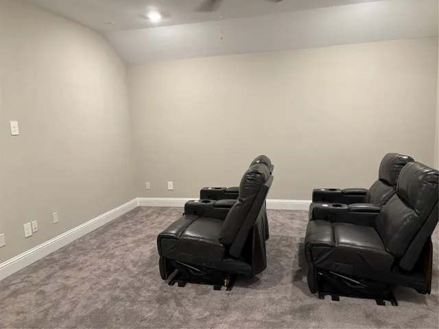 a room with furniture