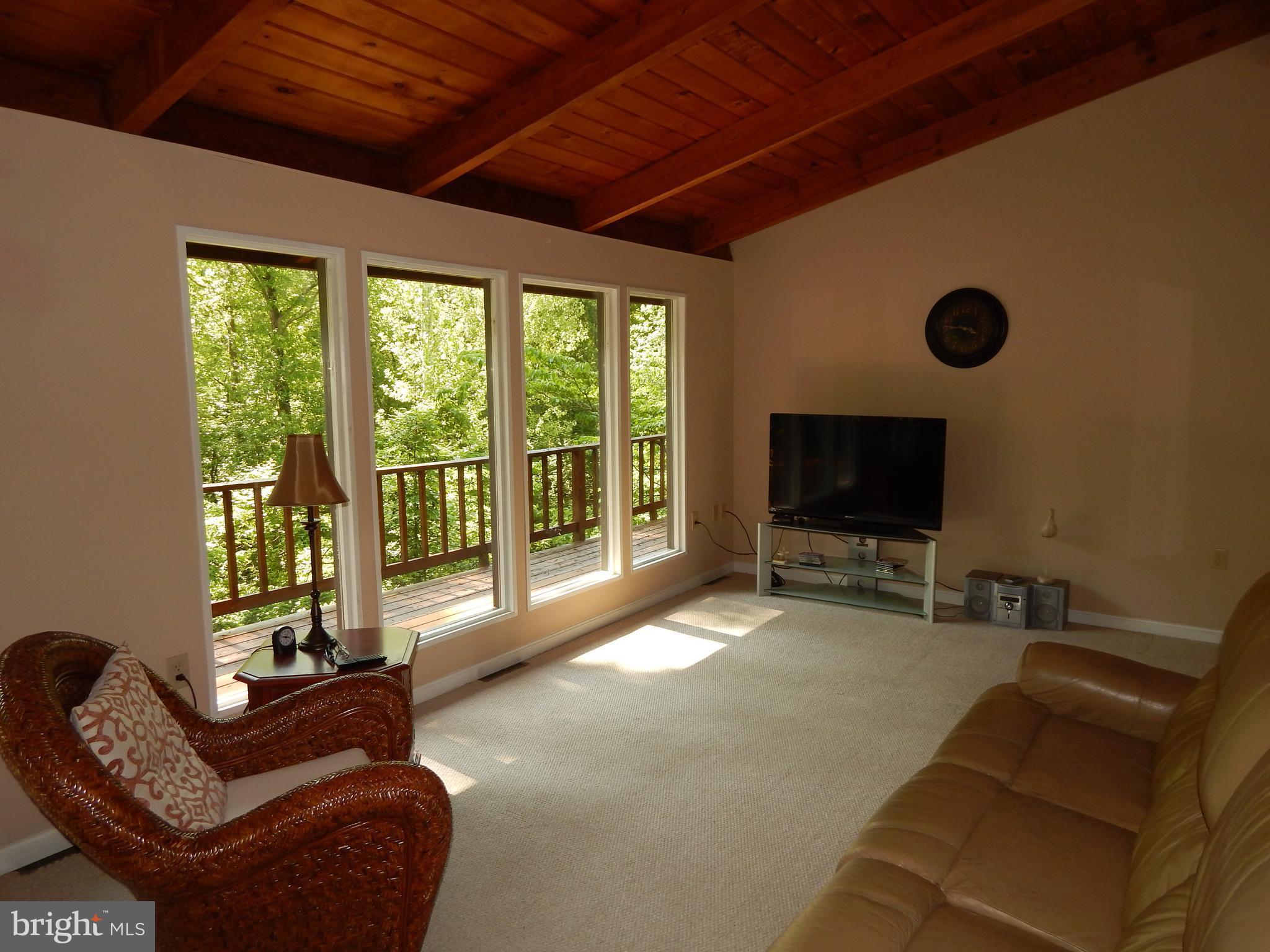 2773 Allspice Road Port Republic, MD 20676 - Photo 3 of 26 Living Room has a spectacular view of the woods!