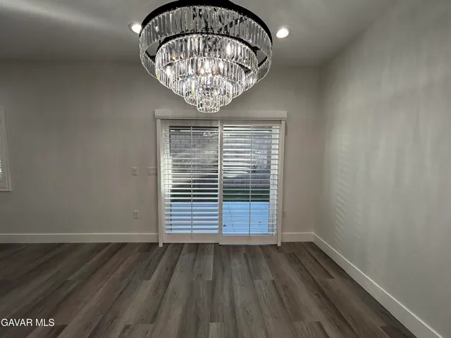 a view of wooden floor in a room