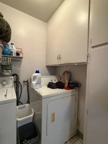 a room with storage and utility