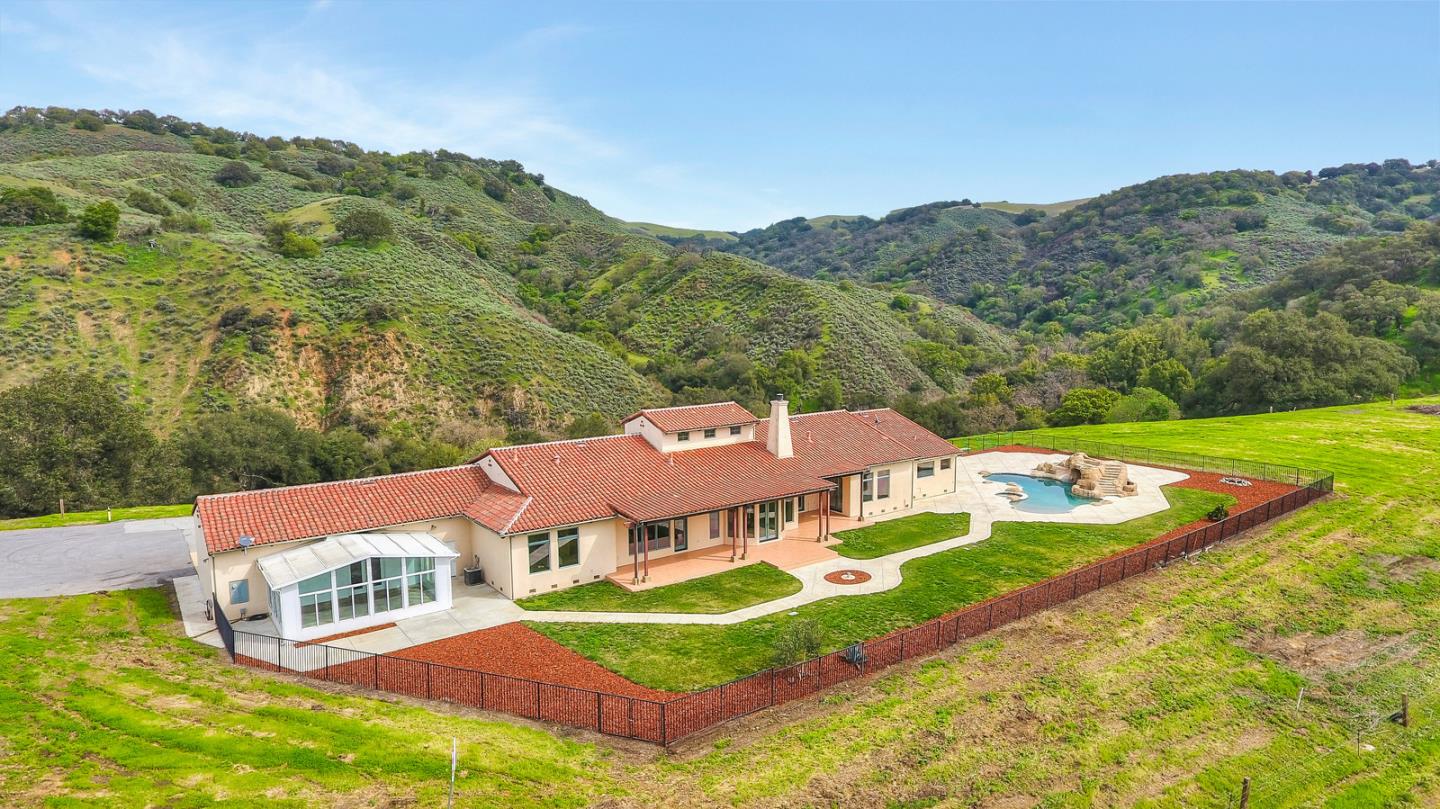 4280 Canada Road Gilroy, CA 95020 - Photo 13 of 50 an aerial view of residential houses with outdoor space and trees