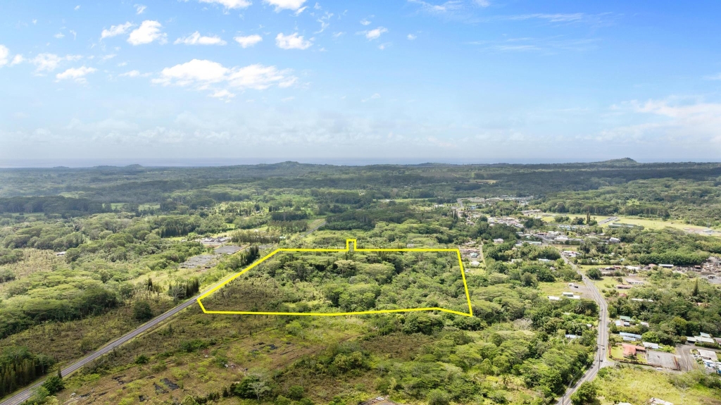 16 East Lot Pahoa, HI 96778 - Photo 11 of 21 an aerial view of residential houses with outdoor space and trees