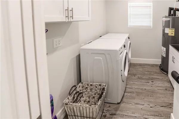 a room with storage and utility