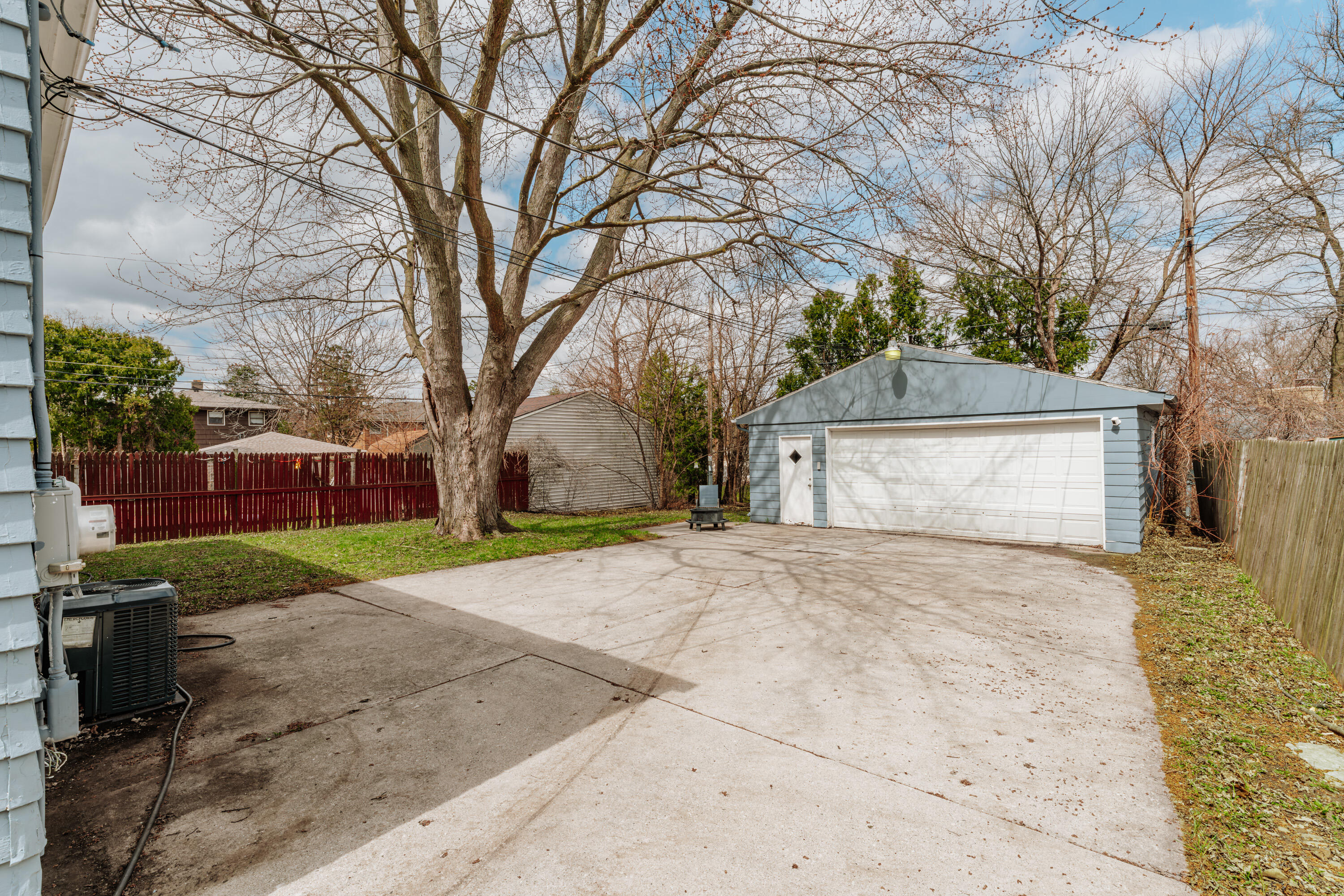 8306 West Ruby Avenue Milwaukee, WI 53218 - Photo 22 of 27 Backyard and Garage
