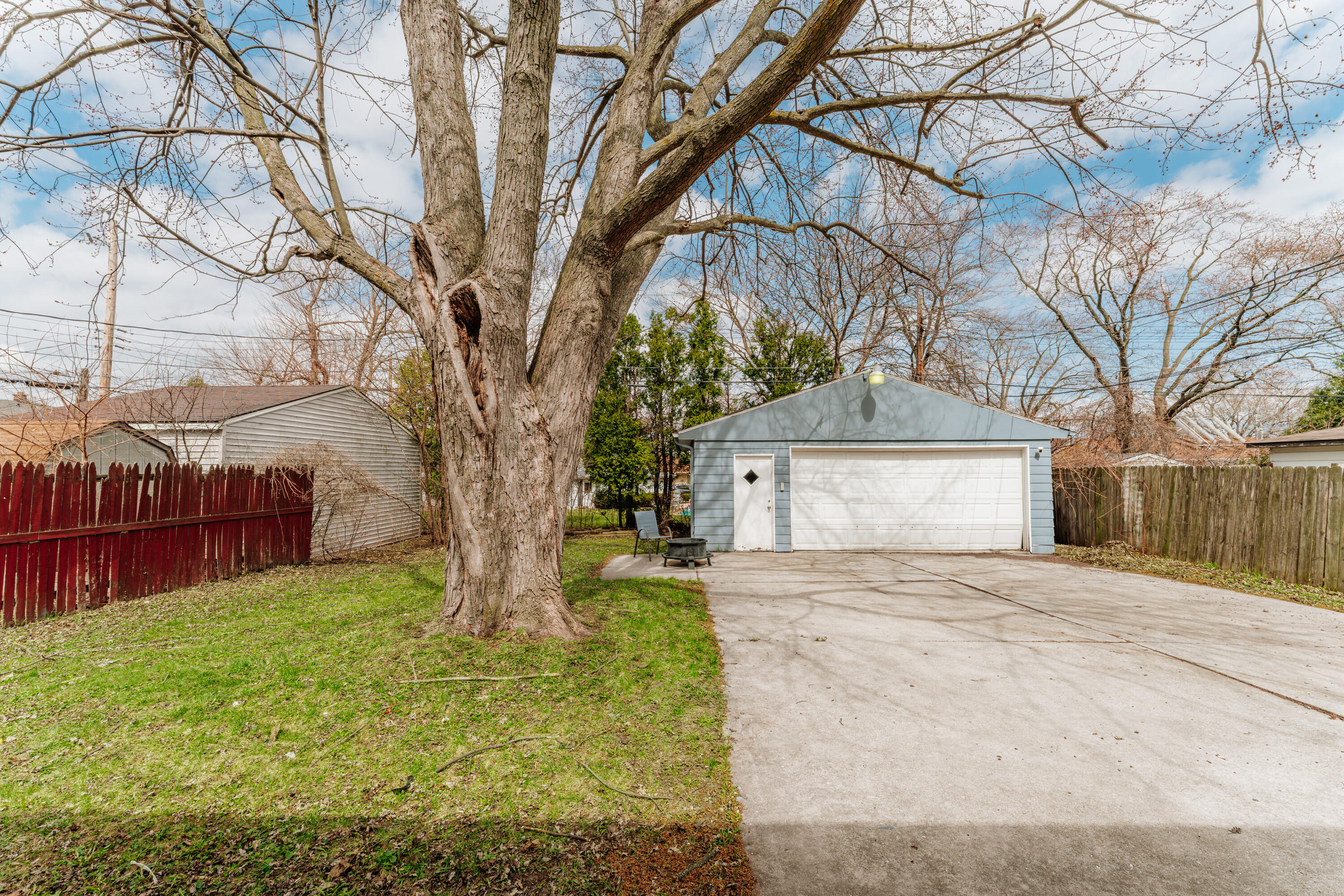 8306 West Ruby Avenue Milwaukee, WI 53218 - Photo 23 of 27 Backyard and Garage