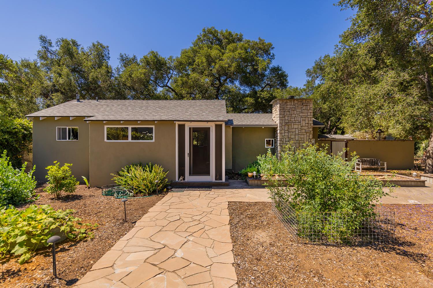 840 Fairview Road Ojai, CA 93023 - Photo 14 of 30 front view of a house with a yard