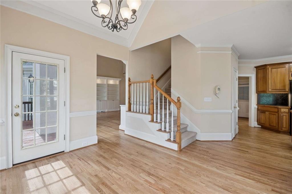 2628 High Street Southwest Conyers, GA 30094 - Photo 21 of 53 a view of entryway with wooden floor and livingroom view