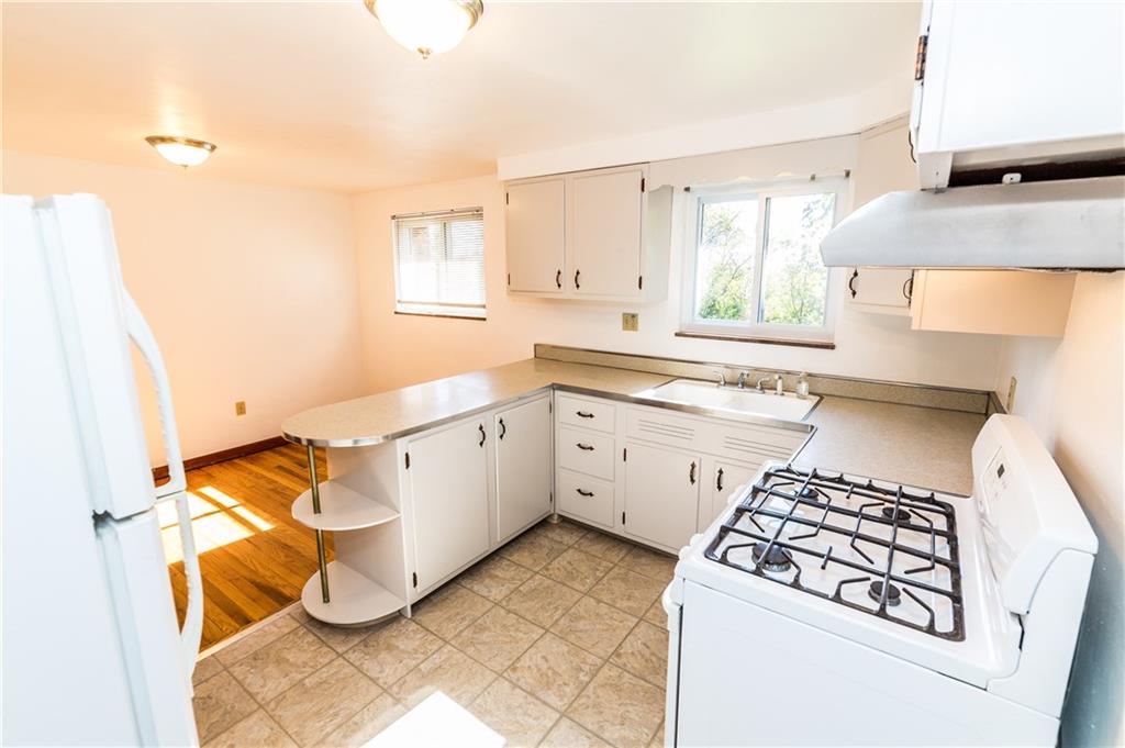 Kitchen.  New floor.
