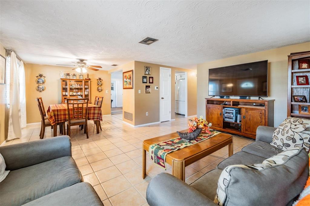 3608 Umber Road Holiday, FL 34691 - Photo 4 of 20 a living room with furniture and a flat screen tv