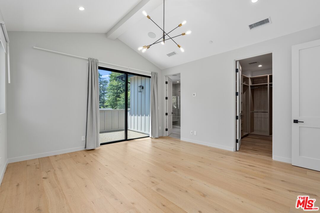 4647 Morse Avenue Sherman Oaks, CA 91423 - Photo 32 of 47 wooden floor in an empty room with a window