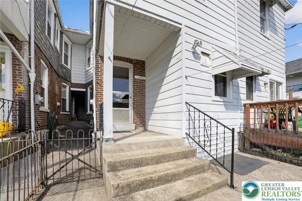 a view of the door of the house