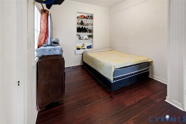 a view of bedroom and bathroom