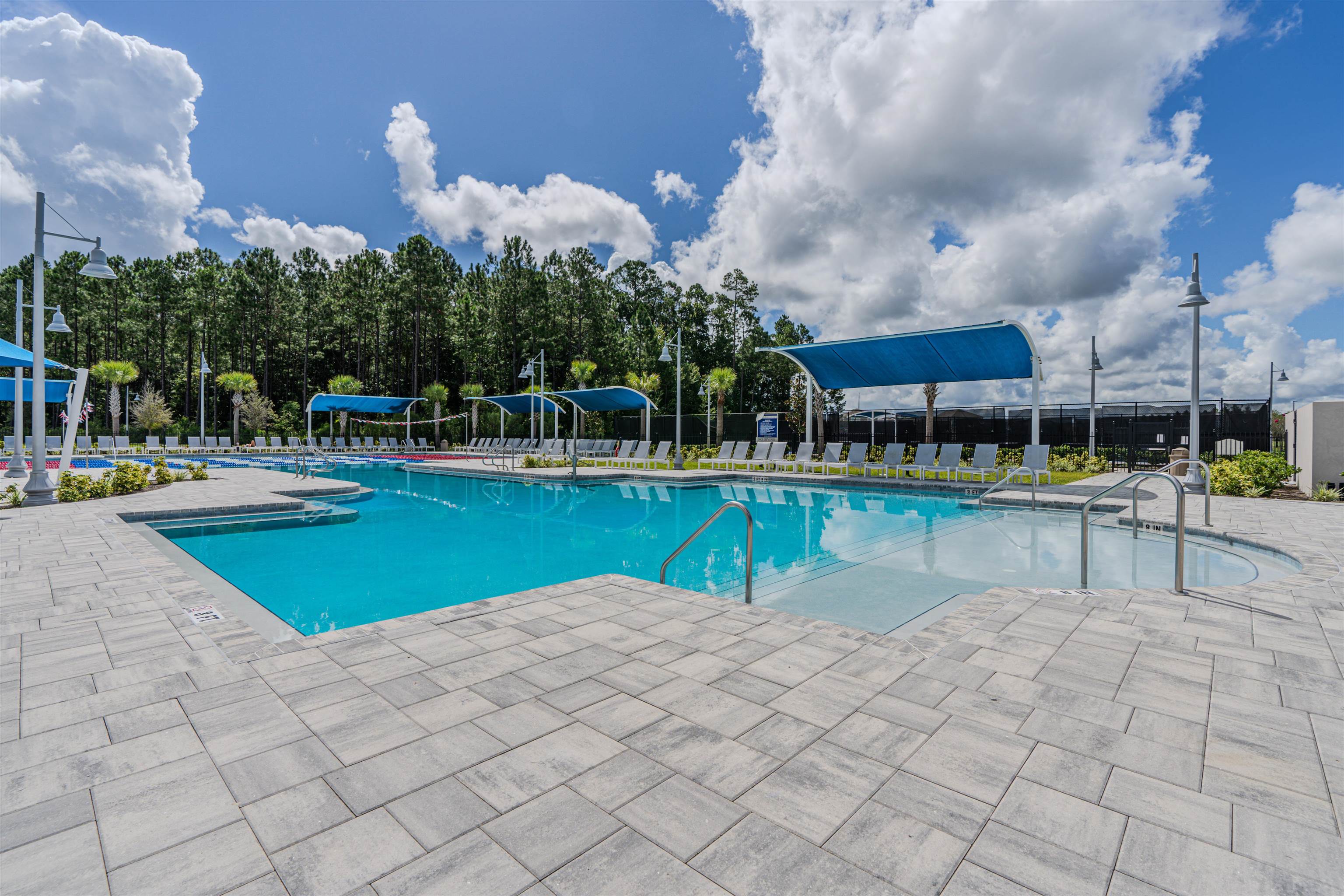 75 Pine Candle Way St. Augustine, FL 32092 - Photo 63 of 84 a view of a swimming pool and outdoor space