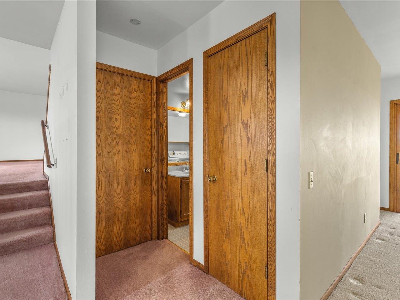 2110 East Angle Road Dakota, IL 61018 - Photo 21 of 47 a view of a hallway with wooden floor and entryway