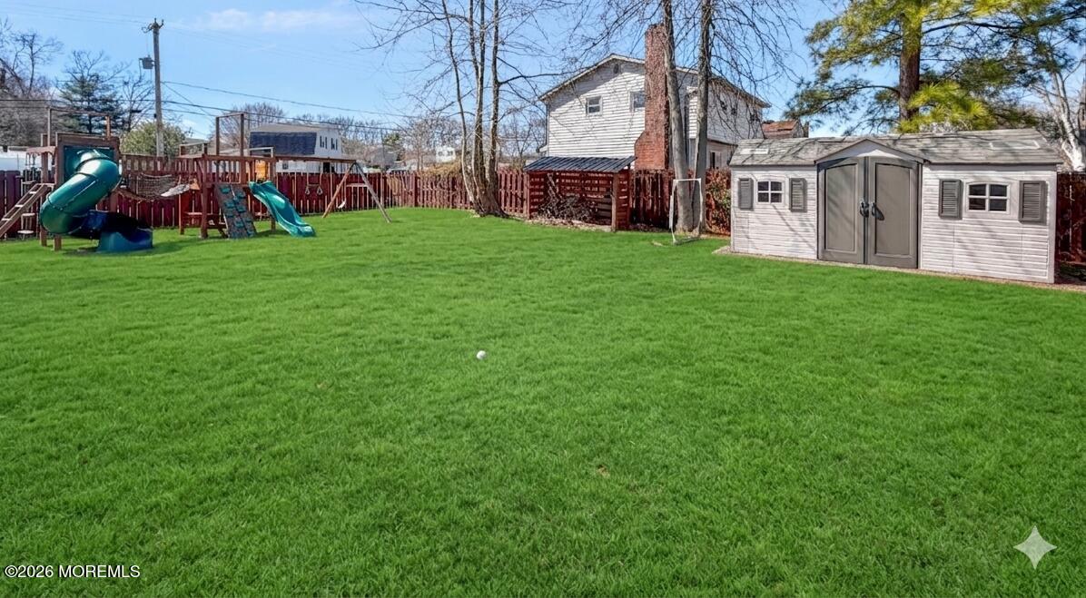 113 Newbury Road Howell, NJ 07731 - Photo 34 of 41 Backyard w/ Shed
