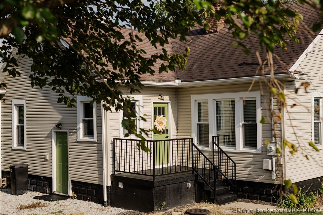 104 South Francke Road Henryville, IN 47126 - Photo 2 of 19 Back of home