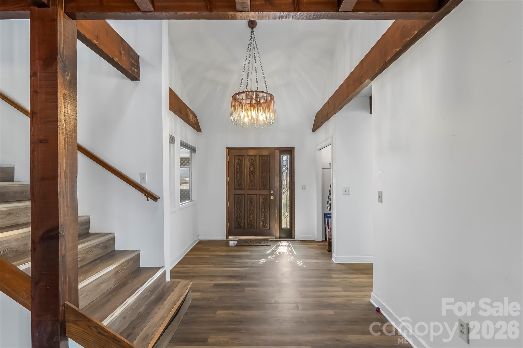 2590 Airport Road Marion, NC 28752 - Photo 21 of 48 a view of entryway and hall with wooden floor