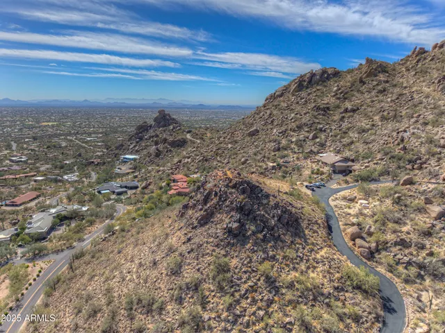 a view of lake and mountain