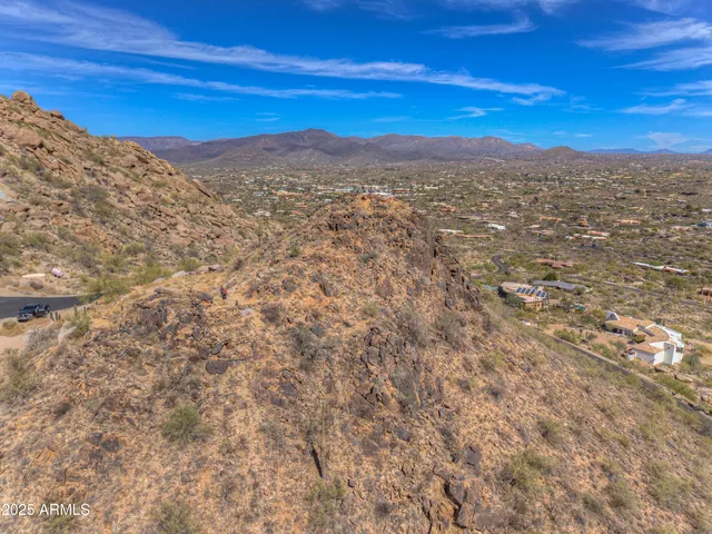 a view of a snow on a mountain