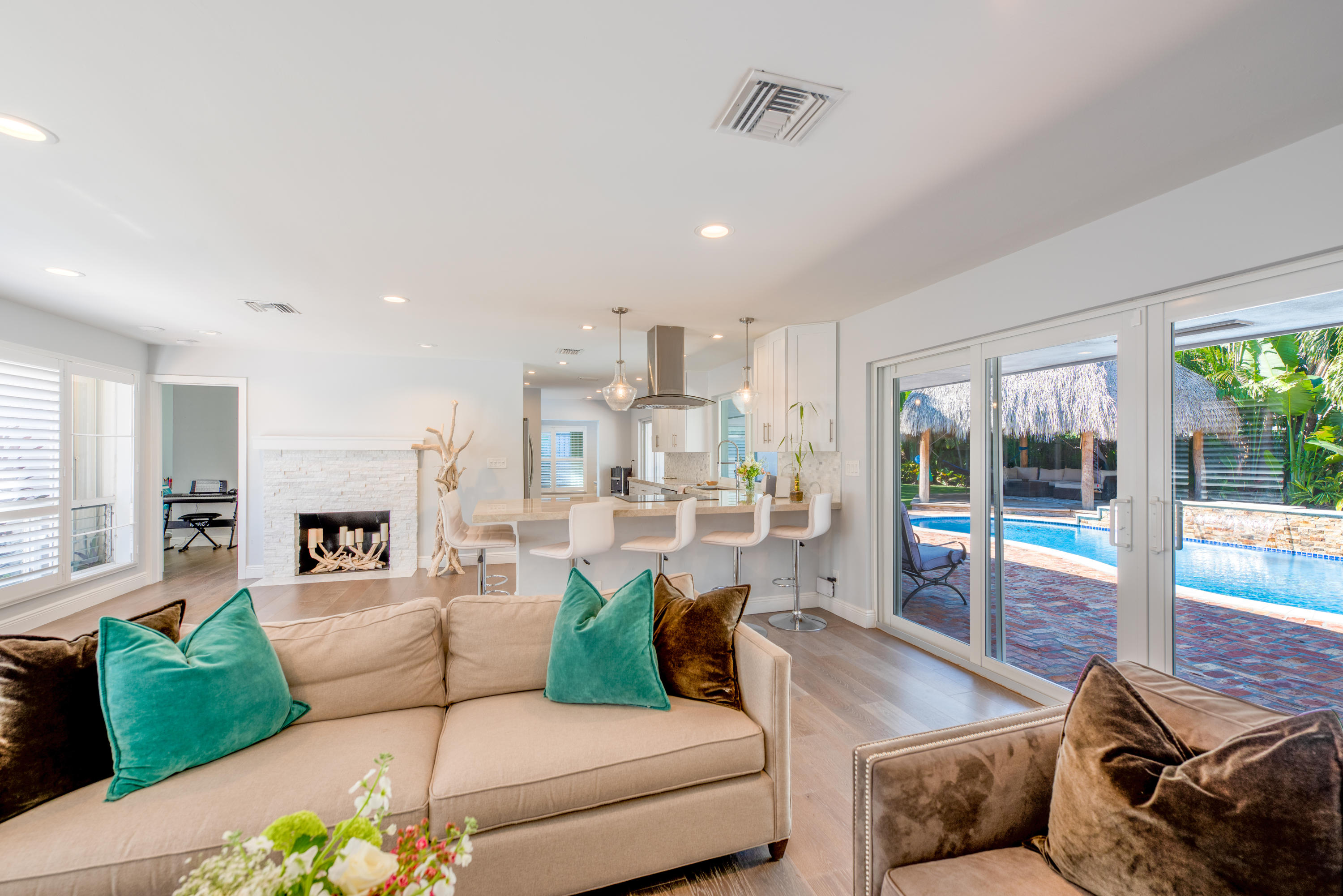 757 Southwest 7th Street Boca Raton, FL 33486 - Photo 21 of 48 Living-Room-To-Kitchen-2